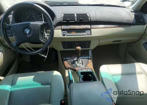 2001 BMW X5 4.4I from USA, damaged, VIN WBAFB33511LH21229